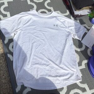 Under Armour Men's White Short Sleeve Tee